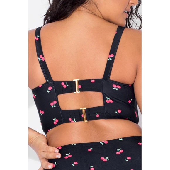 Women's Smart and Sexy Longline Underwire Bikini Swim Top (Sweet Cherry 38DDD) - Picture 2 of 4